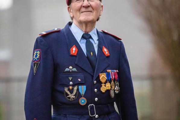 Georges Derudder: “Beetje spijt dat ik niet bij het leger ben gebleven.” (Foto DC)©Davy Coghe Davy Coghe