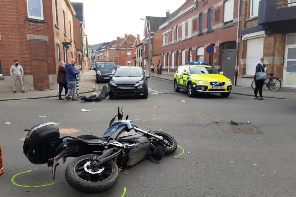 De bestuurder van de wagen kon het slachtoffer niet meer ontwijken.© BF