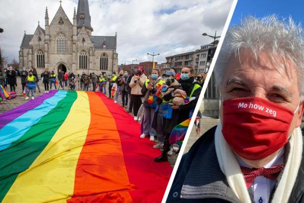 Martin Boudry was erbij op de bijeenkomst in Beveren.© Belga/Kurt Vandemaele