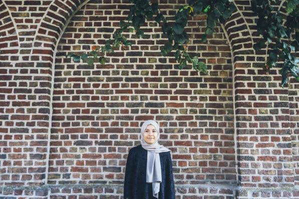 Salma Nachi wil de wereld in haar hoofd op papier zetten.© Jeroen Mylle