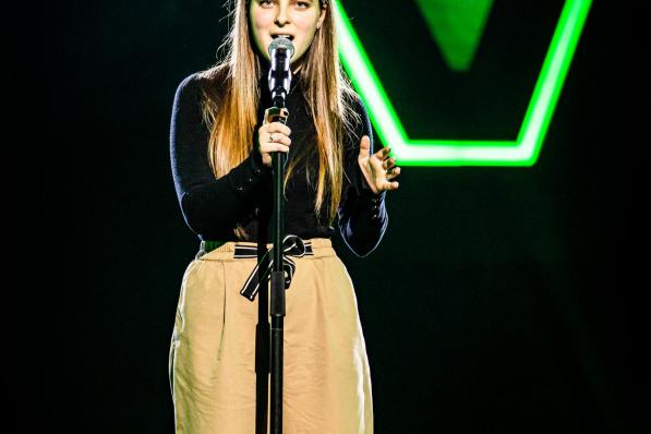 Suzanne Popelier deed al ooit mee aan The Voice Kids. (foto VTM)