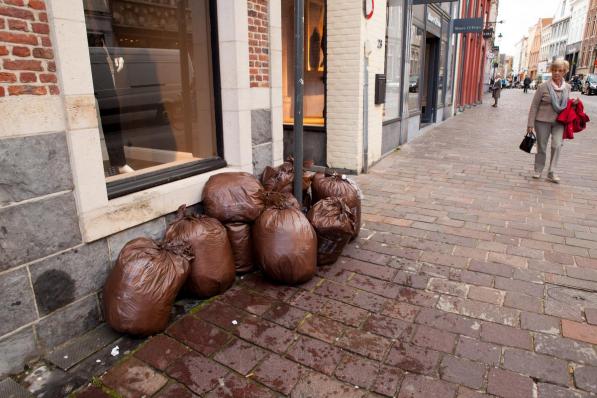 Brugge wil het restafval drastisch verminderen.© Davy Coghe