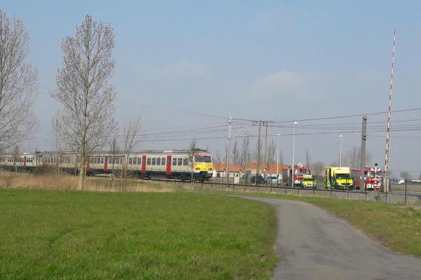 Het ongeval gebeurde rond 10 uur dinsdagmorgen.© JT