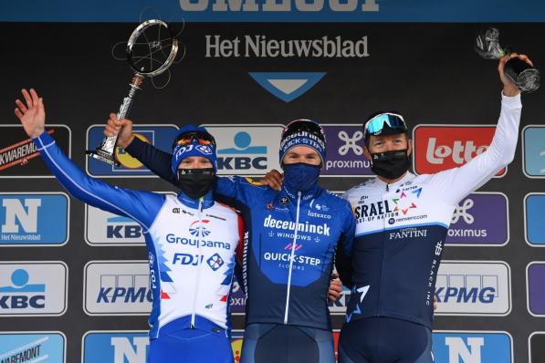 Sep Vanmarcke werd een maand geleden derde in de Omloop.© BELGA