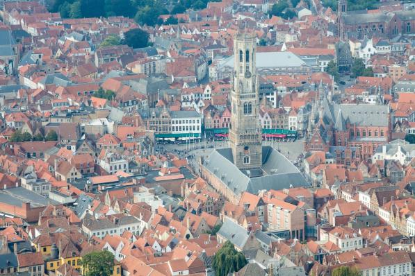 Het Belfort blijft één van de toplocaties in Brugge.©Davy Coghe Davy Coghe