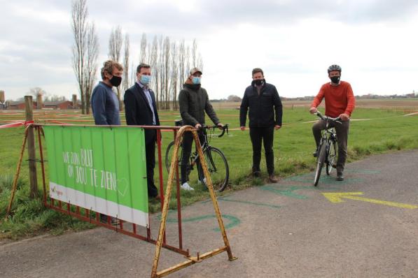 Na de pop-up cycloparcours komt er vanaf volgend jaar een permanent cycloparcours in Wingene.© WS