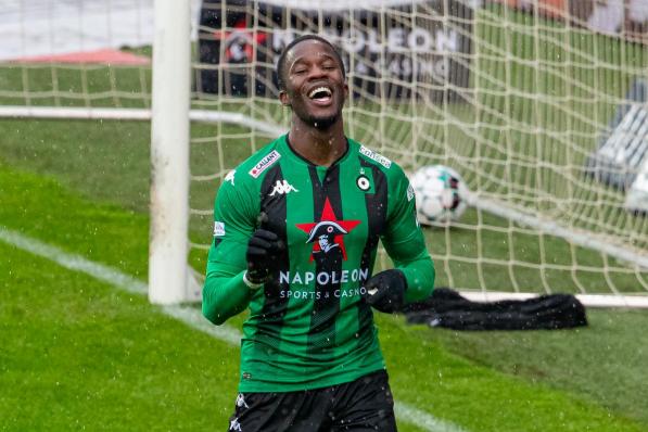 Ike Ugbo scoorde twee van de drie goals.©KURT DESPLENTER BELGA