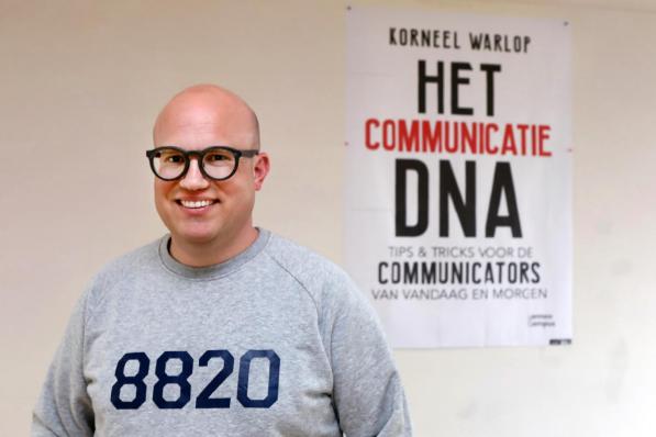 Torhoutenaar Korneel Warlop (37): blij met zijn boek over communicatie dat op 27 mei verschijnt.©Johan Sabbe