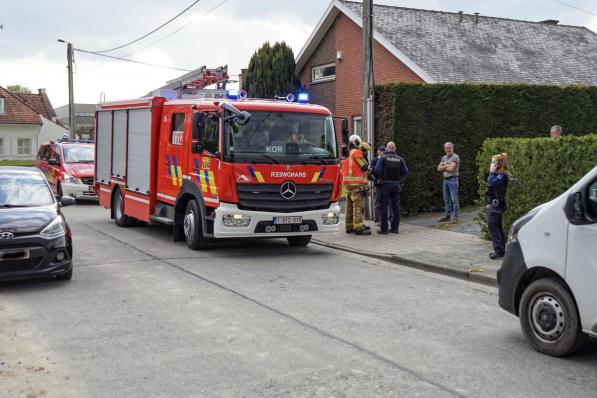 Toen de brandweer ter plaatse kwam, was er van vuur geen sprake.© CL