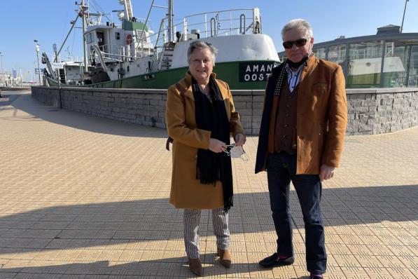 Ivan en Reneé willen het schip graag in ere gesteld zien.©Jeffrey Roos