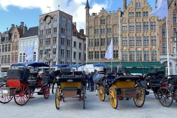 Straks trekken de koetsen weer door de binnenstad.© jv