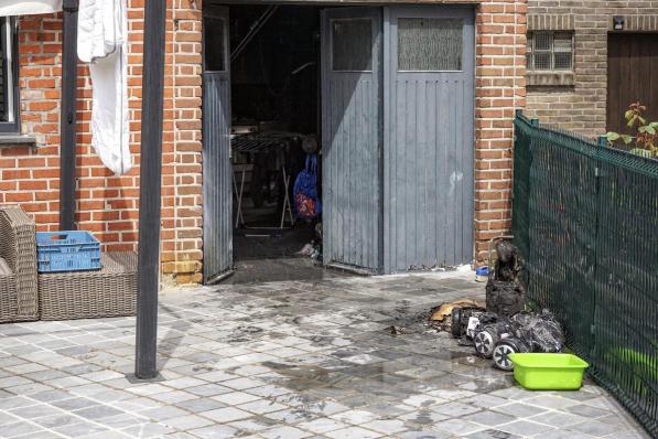 De schade van de brand bleef beperkt.© CLL