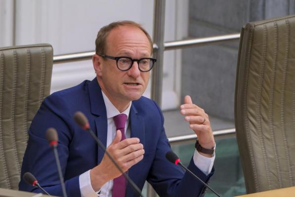 Vlaams minister van Onderwijs, Ben Weyts.©NICOLAS MAETERLINCK BELGA