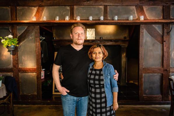 Wesley Despiegelaere en Subhadra Bagale. (foto Davy Coghe)©Davy Coghe Davy Coghe