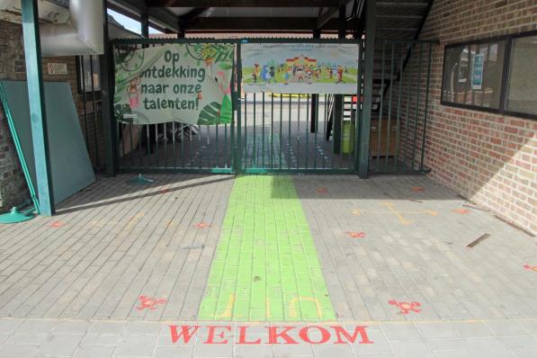 Deze week blijven de schoolpoorten van de Kouterschool gesloten©Geert Vanhessche