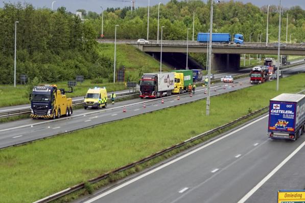 Gewonden vielen er bij het ongeval gelukkig niet.© CLL