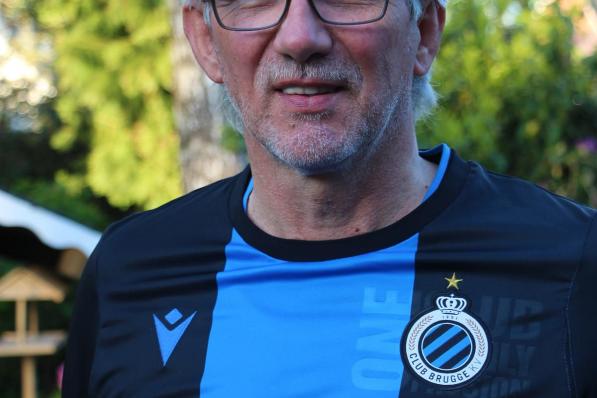 Baudoin Lambert, geen familie van de legendarische blauw-zwarte familie, is in het wandelvoetbal actief bij de Club Brugge Legends.© ACR