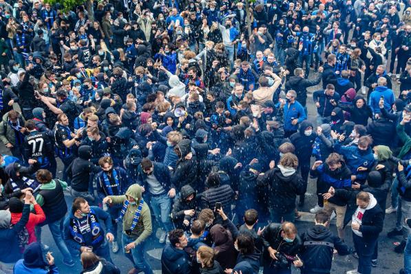 Kampioenenviering Club Brugge.© Davy Coghe