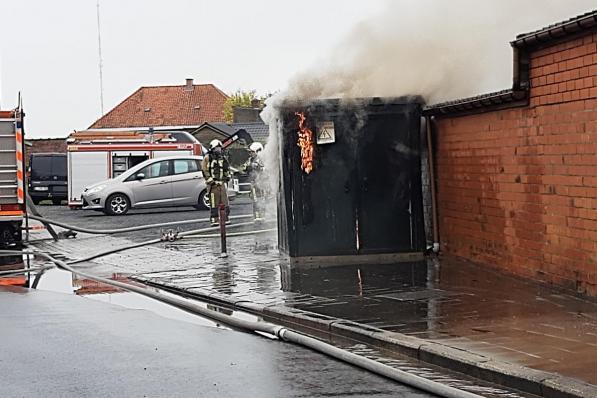 Van de kast bleef na de brand niet veel meer over.© BF