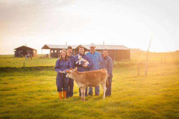 Filip en Ann Louwagie – Decrock, Victor, Louise en Ernest.© gf