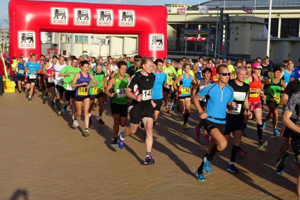 Start van de Strandloop Oostende in 2018.© FRO