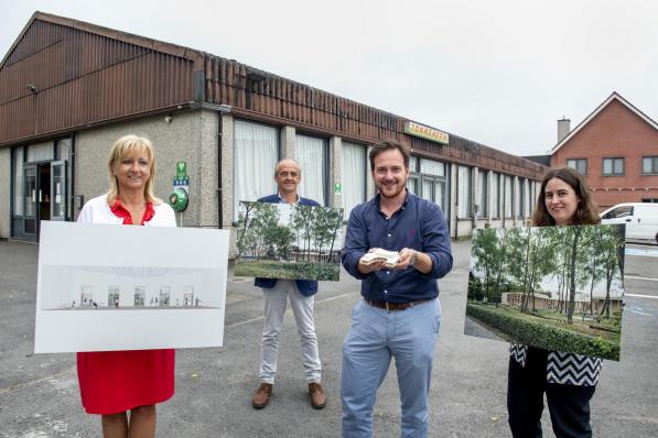 De plannen voor het nieuwe oc werden voorgesteld. (foto JCR)©JOKE COUVREUR