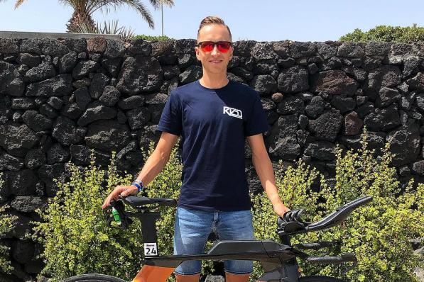 Kenneth Vandendriessche miste zijn Ironman debuut niet op Lanzarote.© GF