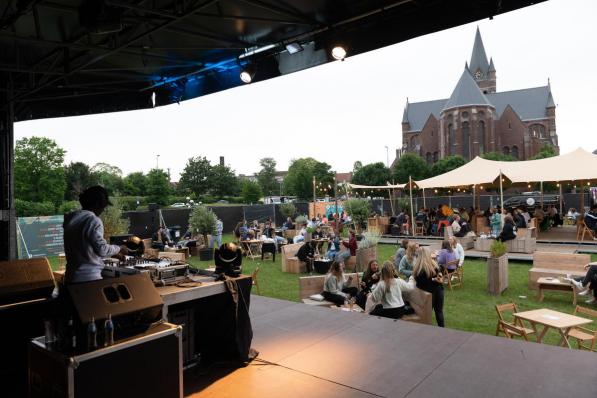Op het zomerplein in Avelgem staan straks heel wat evenementen gepland.© GF