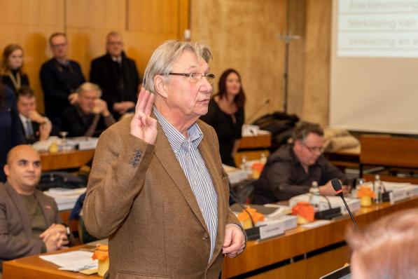 Jacques Demeersseman bij de eedaflegging in januari 2019.© a-KDS