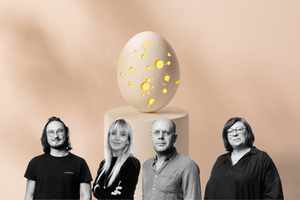 oeufs de pâques en fromage