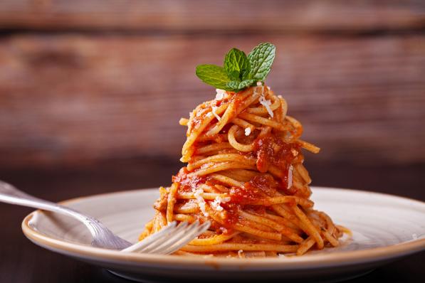 spaghetti met kerstomaten