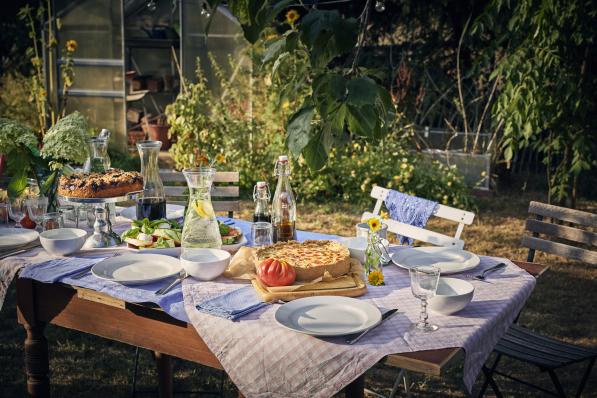 table jardin repas