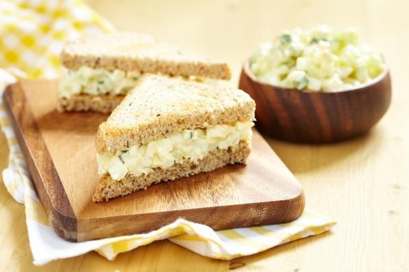 Sandwiches met eiersalade