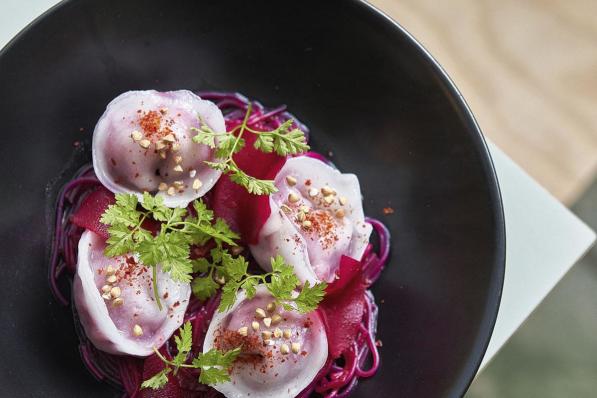 Crystal veggie dumplings met glutenvrije wraps