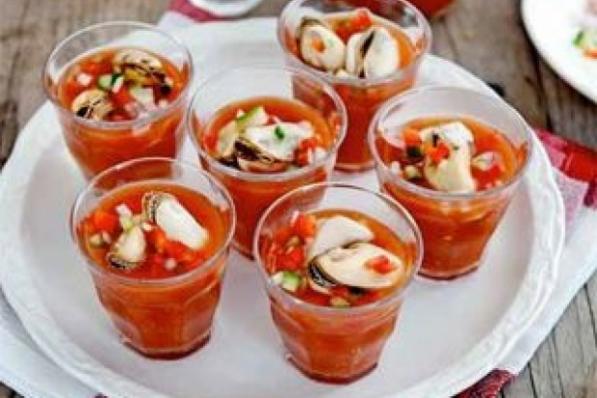 Gazpacho mosselen