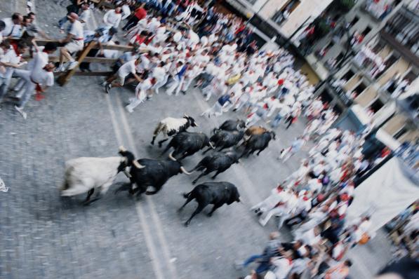 Lâcher de taureaux de San Fermin