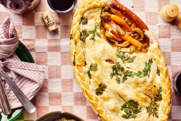 Recette de Tarte bourguignonne végétalienne