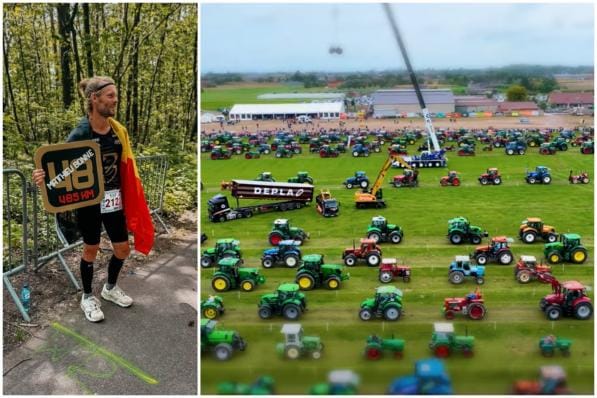 Matthieu Bonne heeft ondertussen al 4 wereldrecords op z'n naam staan en KLJ Meulebeke kon er na enkele pogingen eindelijk een verbreken.