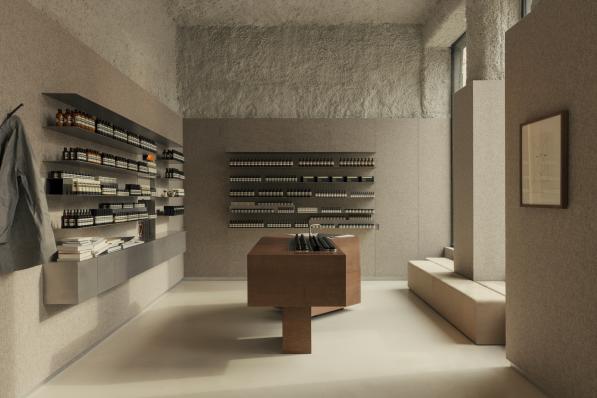 La boutique Aesop de Lyon par Nicolas Schuybroek Architects
