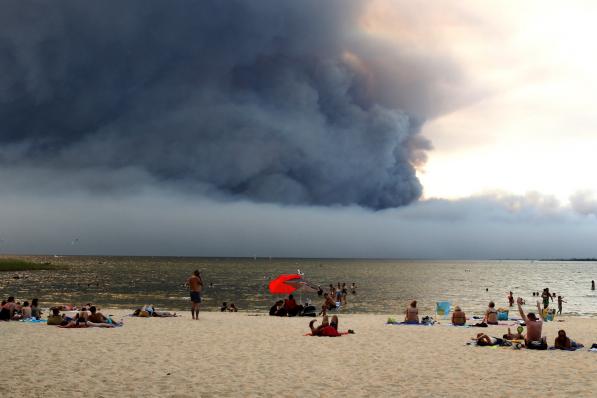 plage de Sanguinet (France
