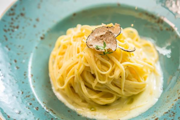 Spaghetti met witte truffel