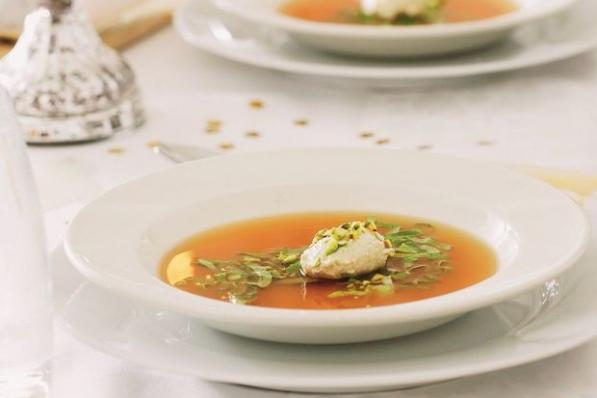 Bouillon met parmezaanknoedels