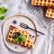 Croquewafel met Passendale Bio, beenham, basilicum en tomaat