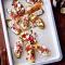 Bruschetta van aardappelen met drie toppings (glutenvrij)