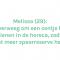 Melissa (29) – € 6.300
