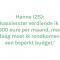 Hanne (25) – € 980 à € 1.025/maand aan stempelgeld