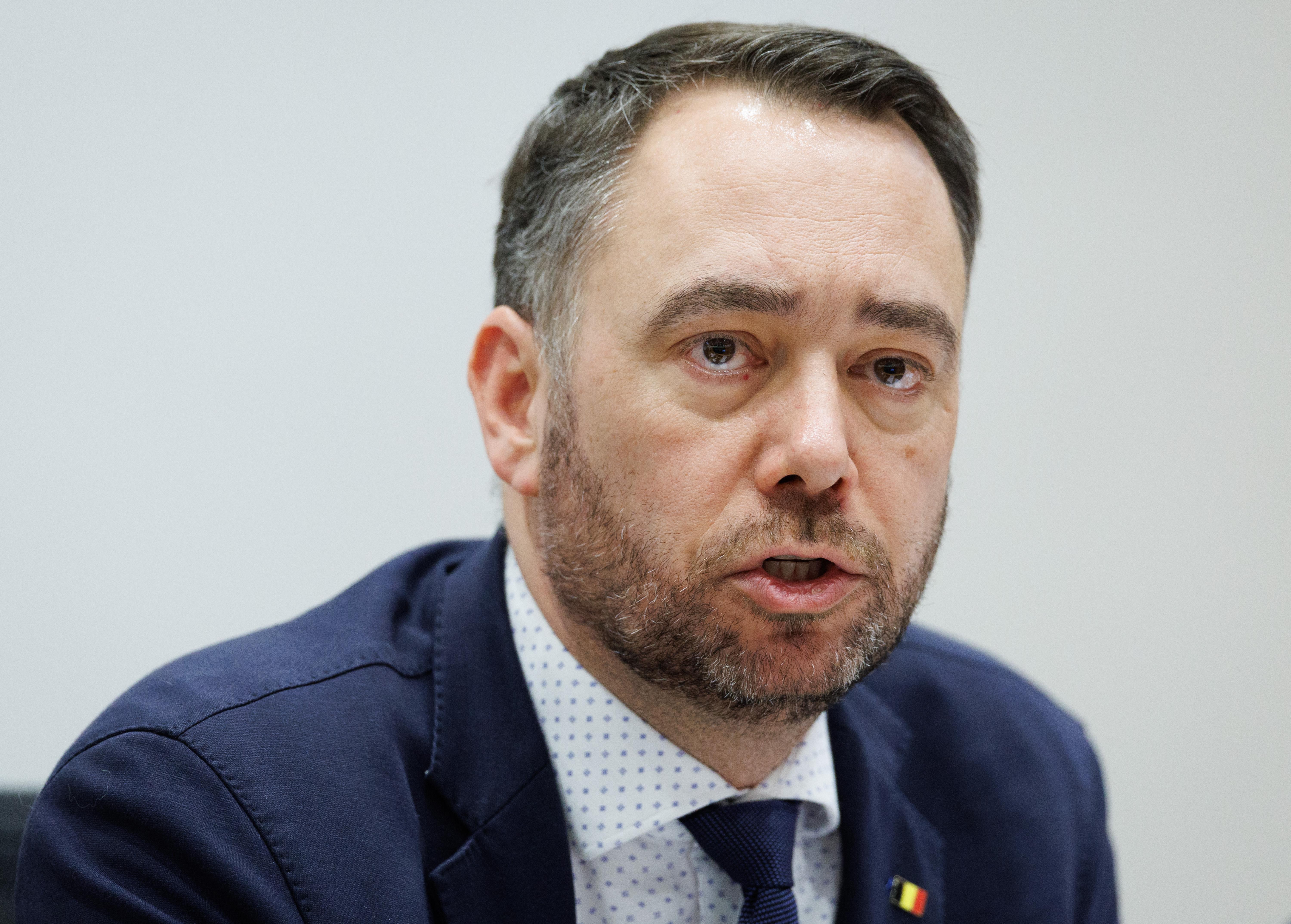 Minister van Buitenlandse Zaken Maxime Prévot (Les Engagés).