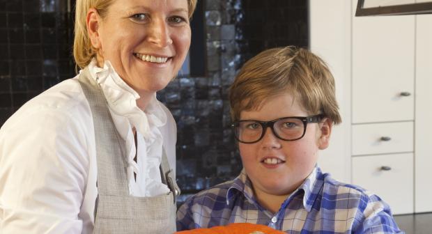 Pompoen uithollen met hobbykok Claudia Allemeersch
