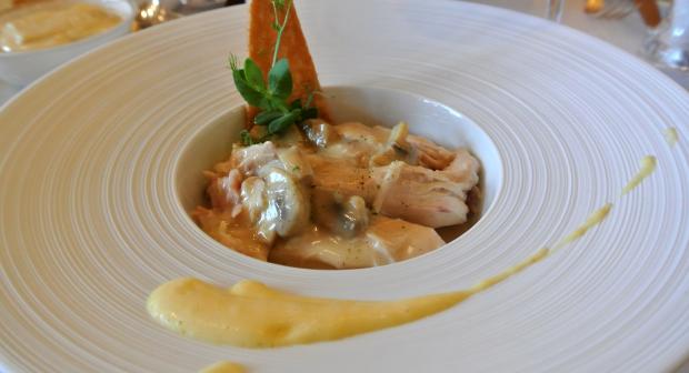 Vol-au-vent smullen in Comme Chez Soi