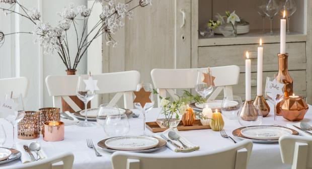 Feestelijke tafeldecoratie